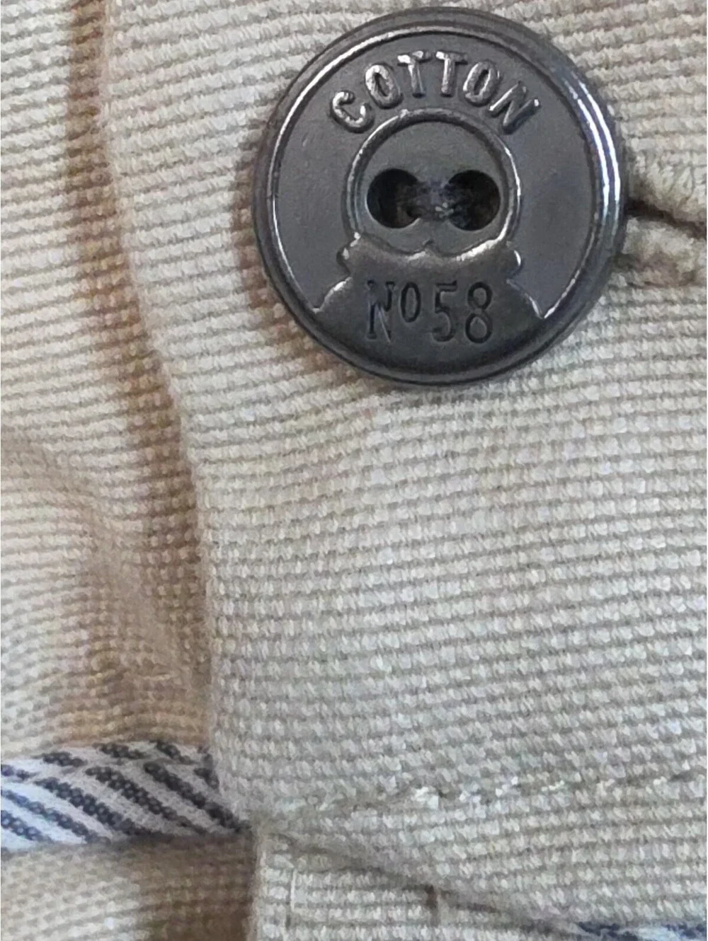 Daughters of Liberation No 2 Tan Linen Cotton Shorts XS